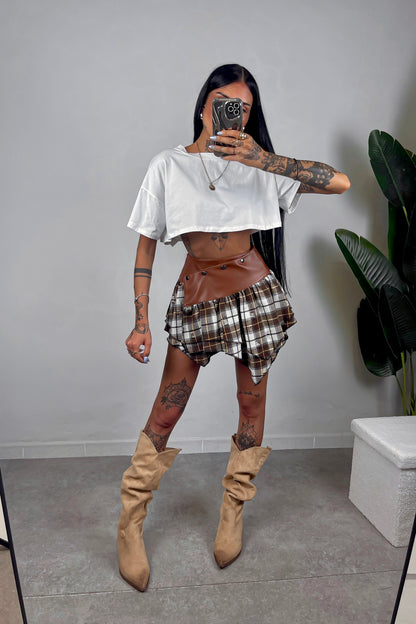 Gonna Punk - Tartan Marrone