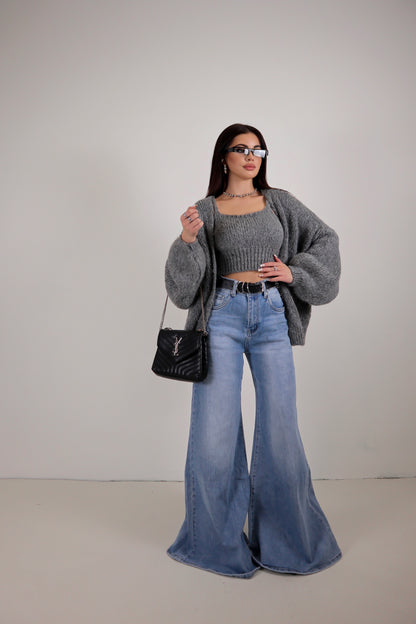 Set Cardigan Judy - Grigio