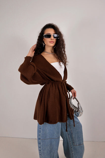 Cardigan Alice - Marrone