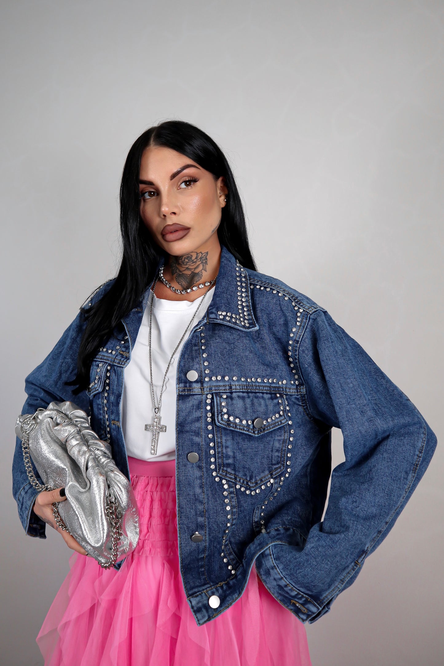 Giacca denim Evita