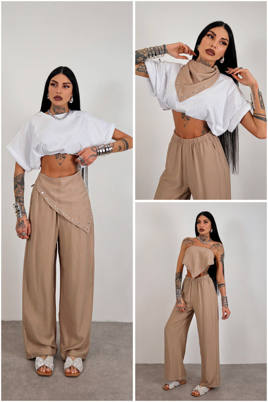 Completo multi Bandana - Beige