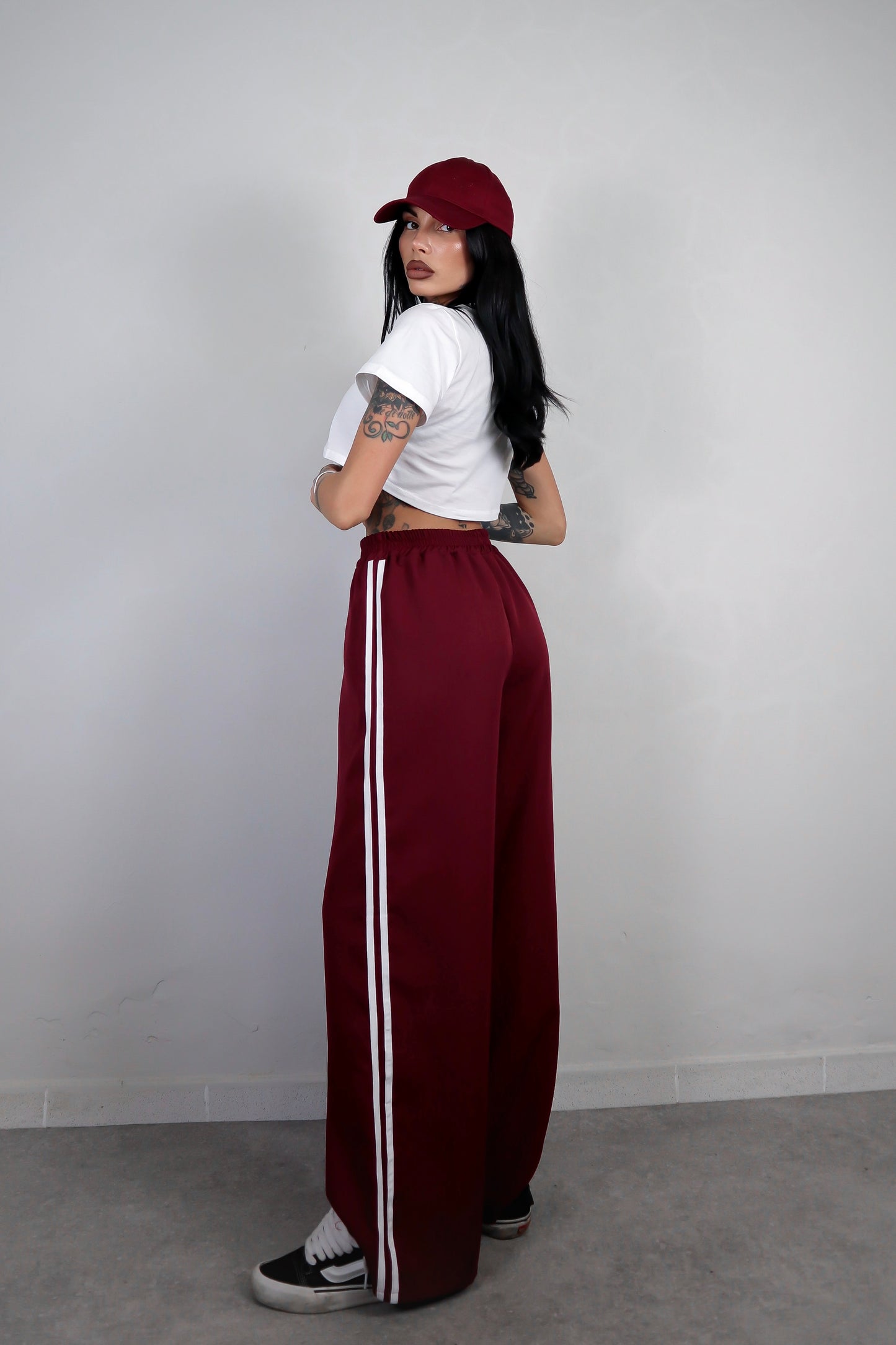 Pantalone Stripes - Bordeaux