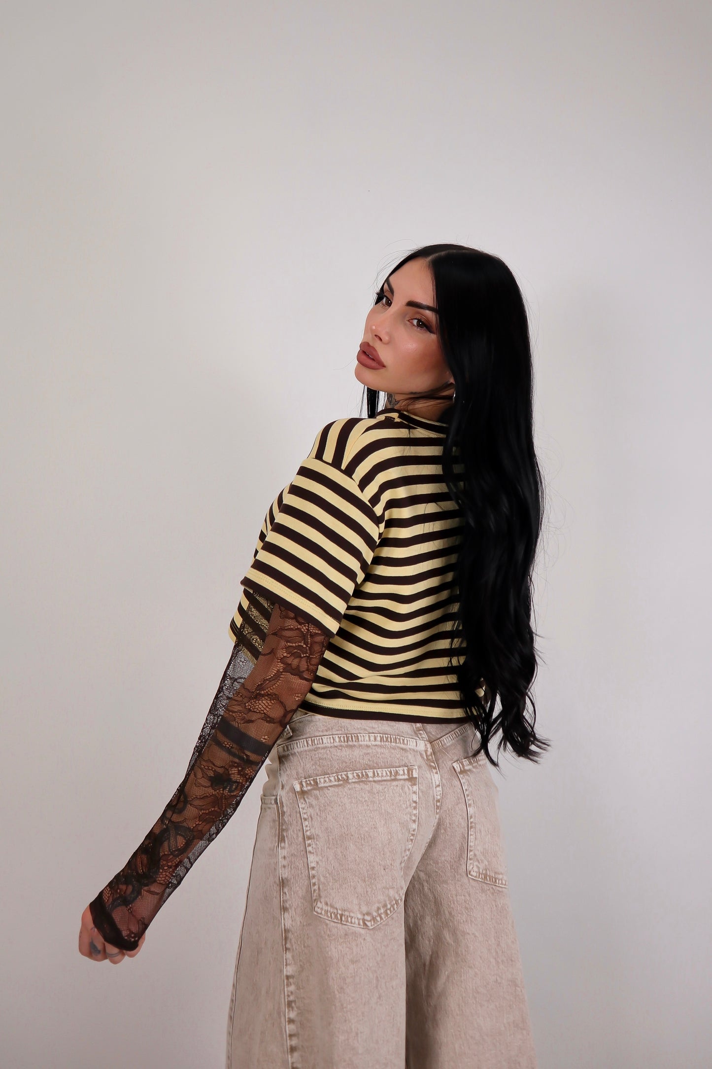 Maglia Mariya - Giallo/Marrone