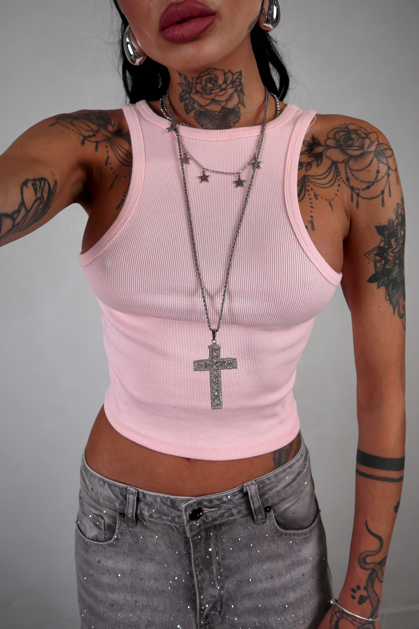 Canottiera Basic - Rosa