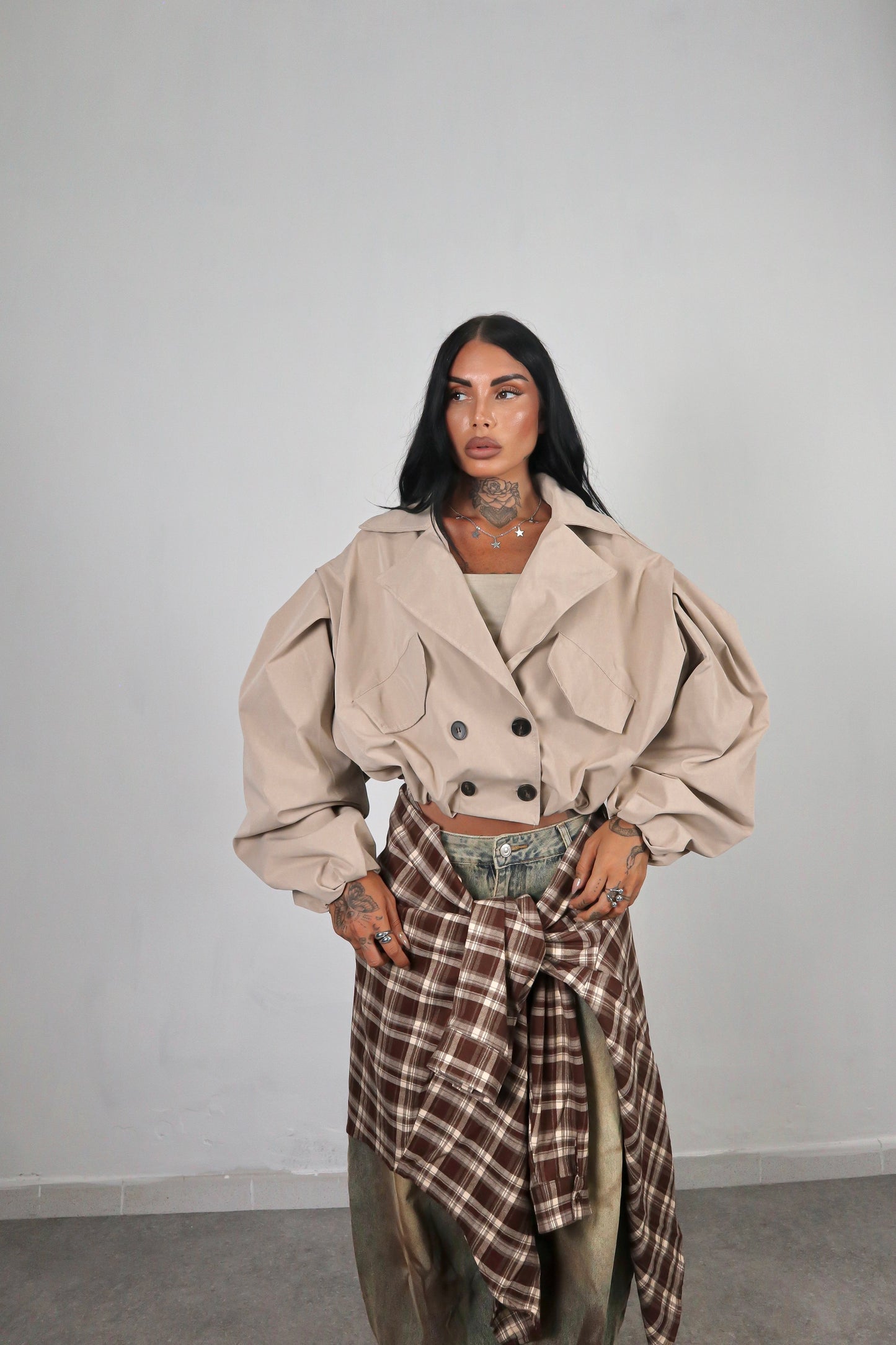 Trench Bomber - Beige