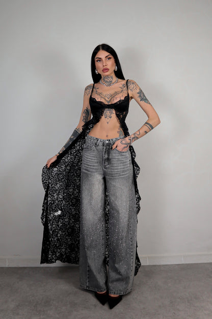 Top Bralette Zoe - Nero