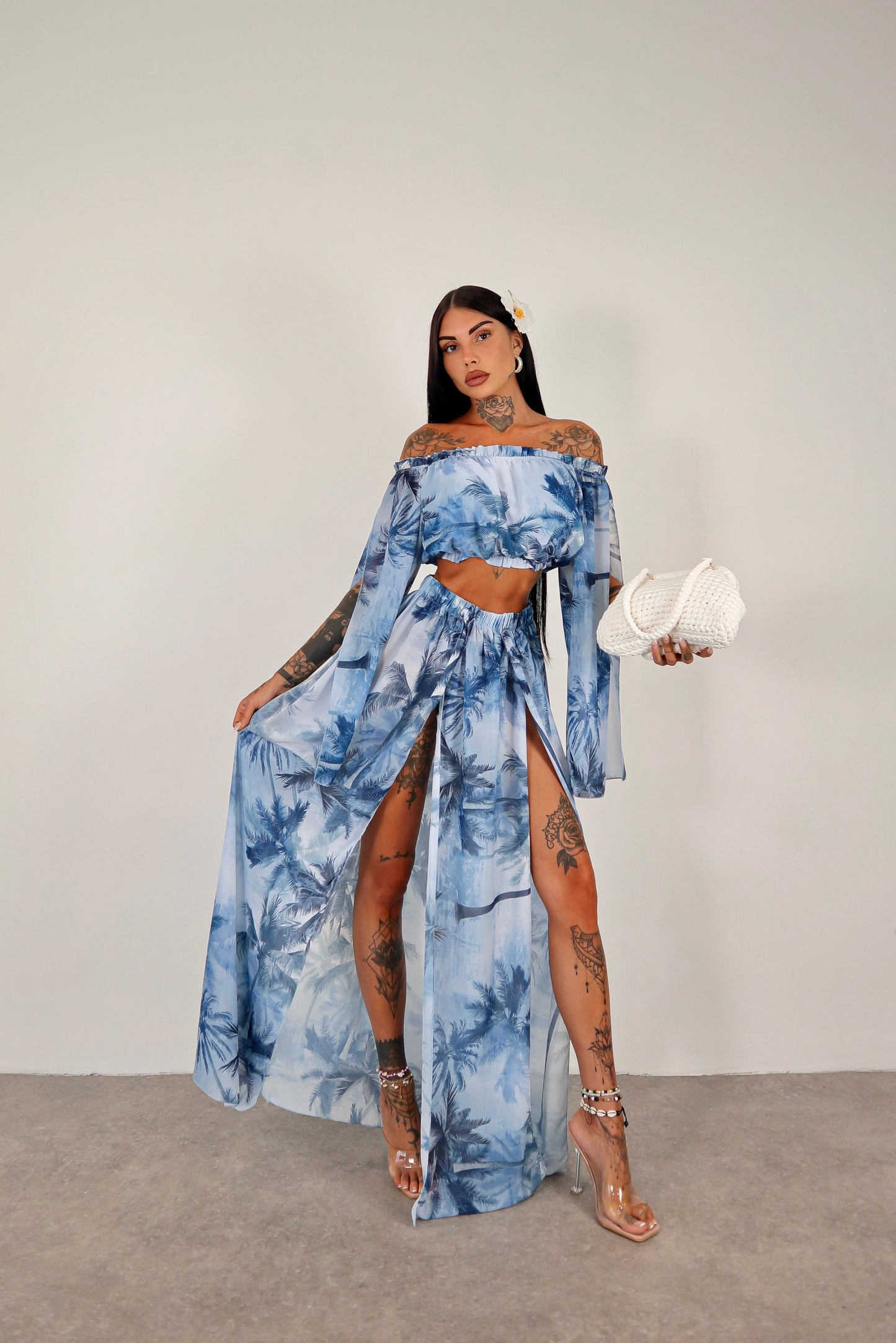 Completo copricostume Gotha -  Azzurro