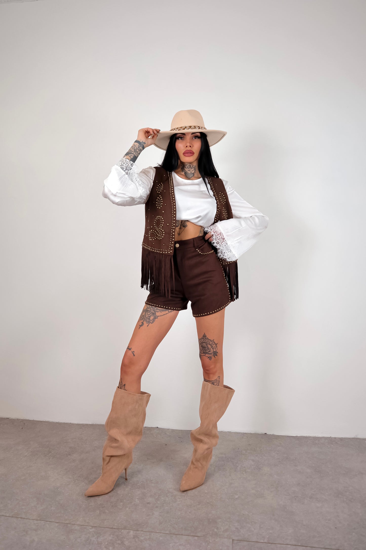 Completo Dafne - Marrone