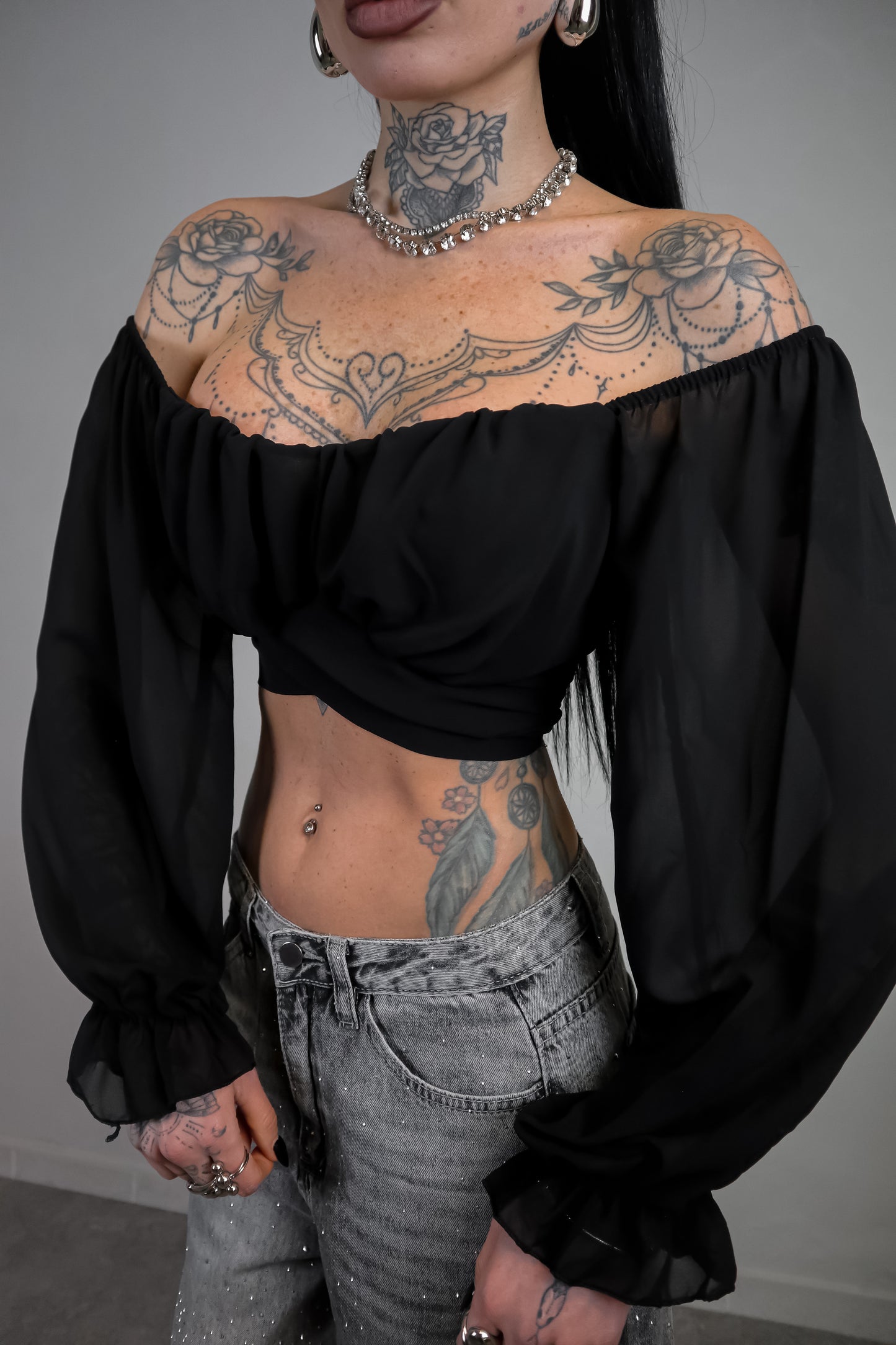 Crop Top Wonder - Nero