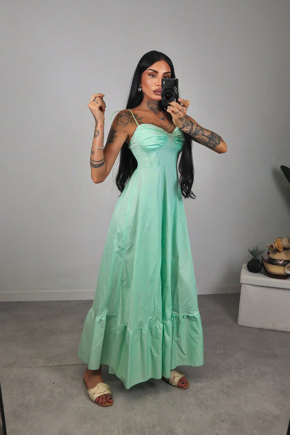 Abito Nadia - Verde Acqua