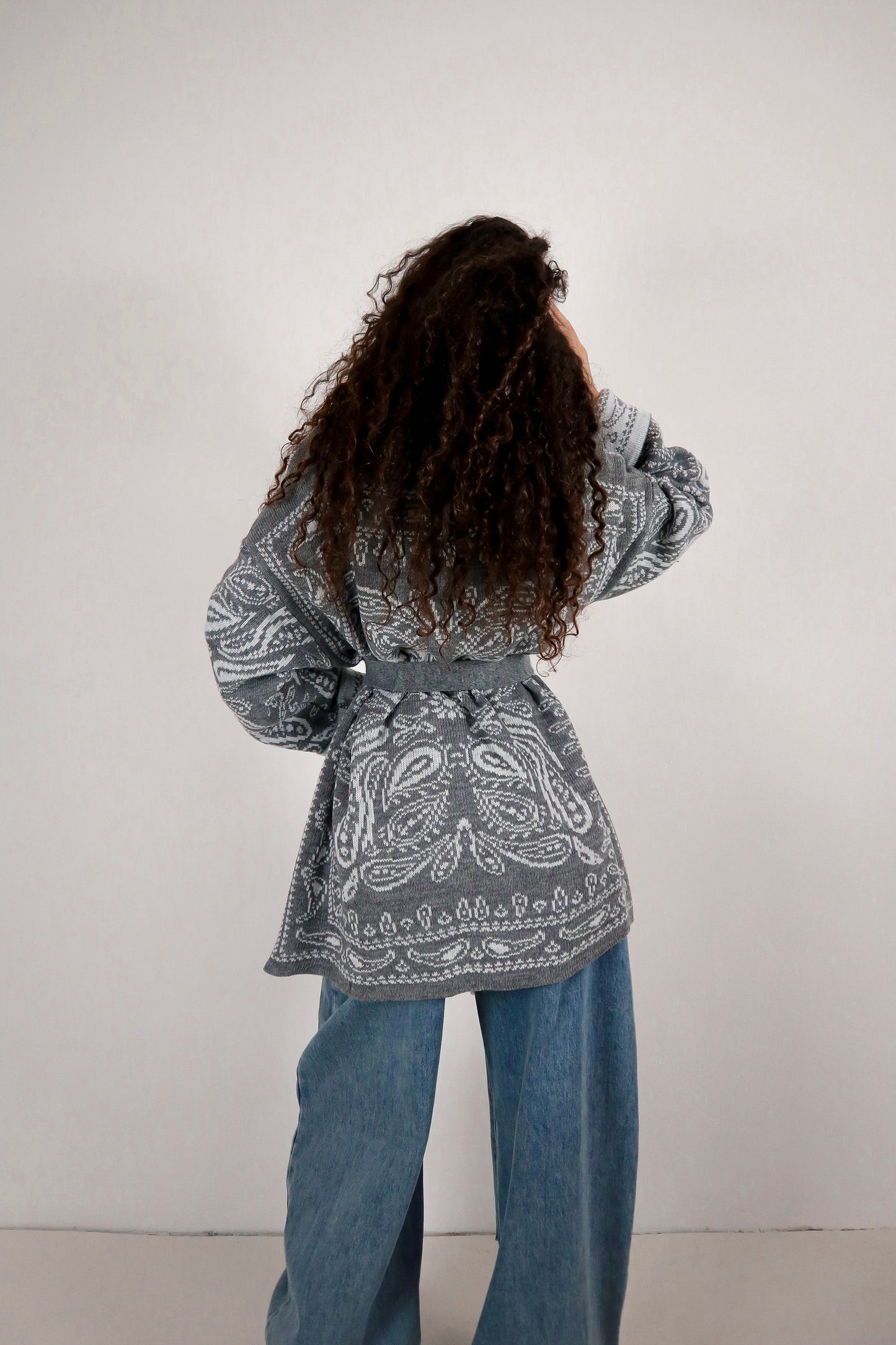 Cardigan Perù - Grigio