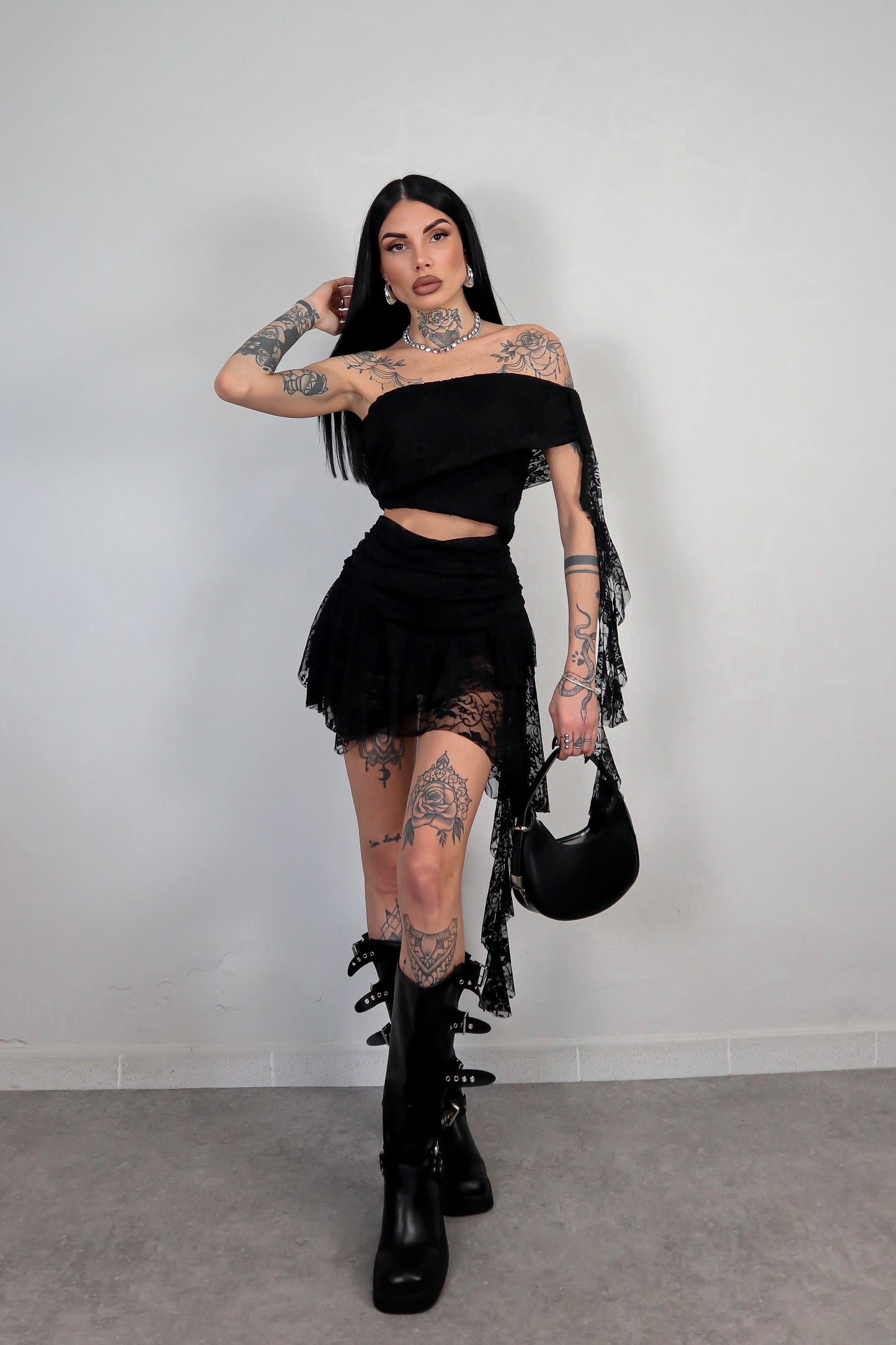 Completo in pizzo Elodie