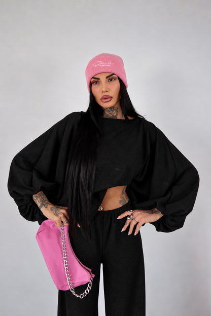Completo in maglia Isadora - Nero