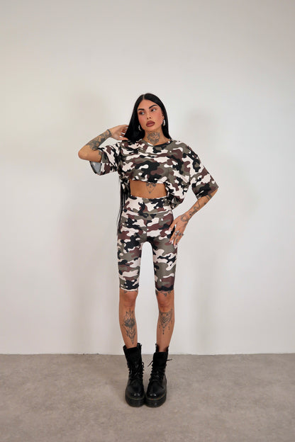 Leggins ciclista Mimetico