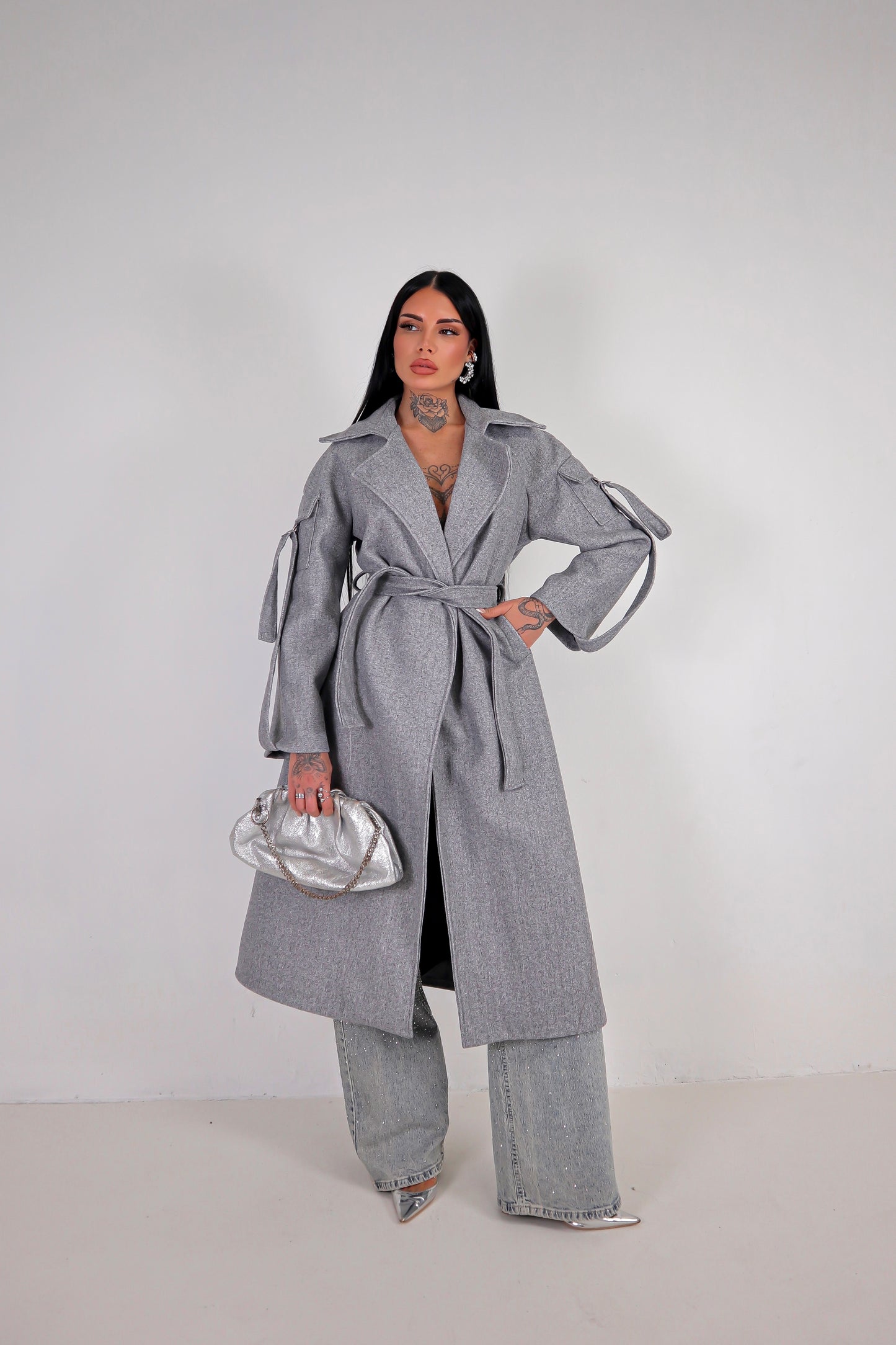 Cappotto Cargo - Grigio