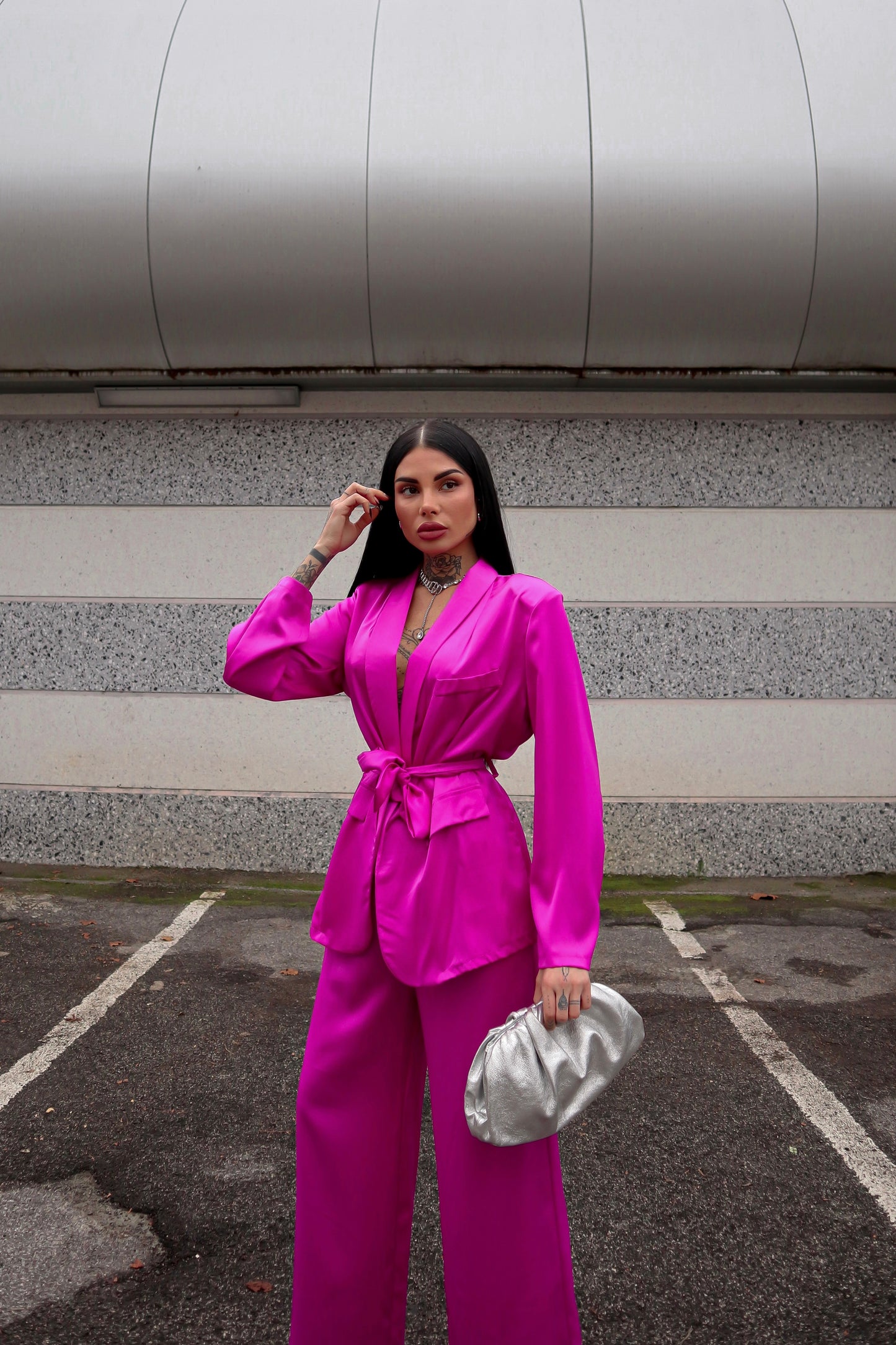 Tailleur Diva - Fuxia
