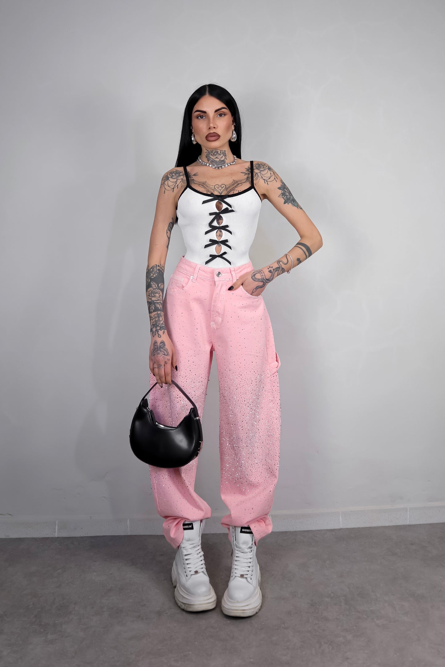 Jeans Polvere di Stelle - Rosa