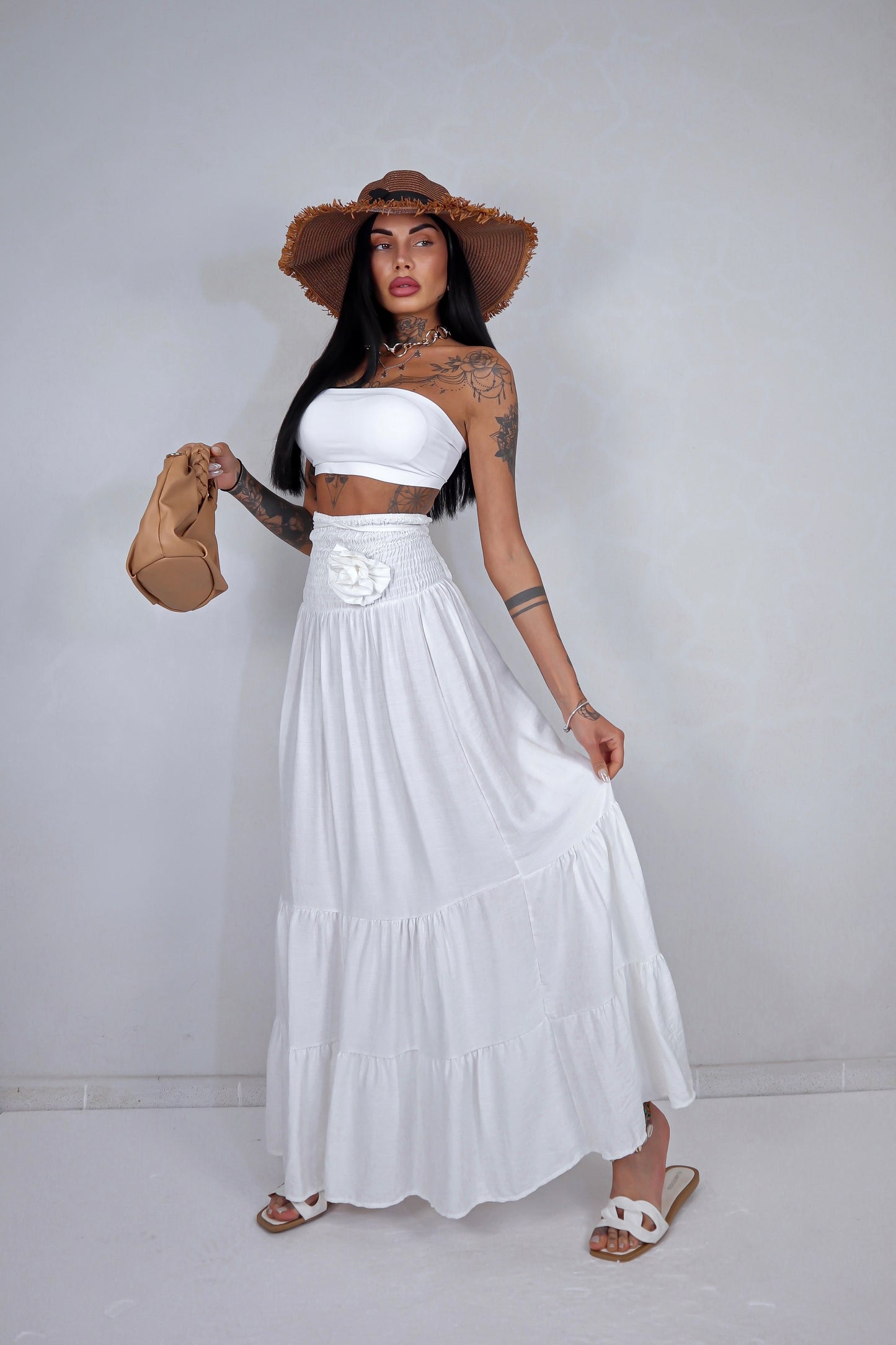 Abito/Gonna Fresh - Bianco