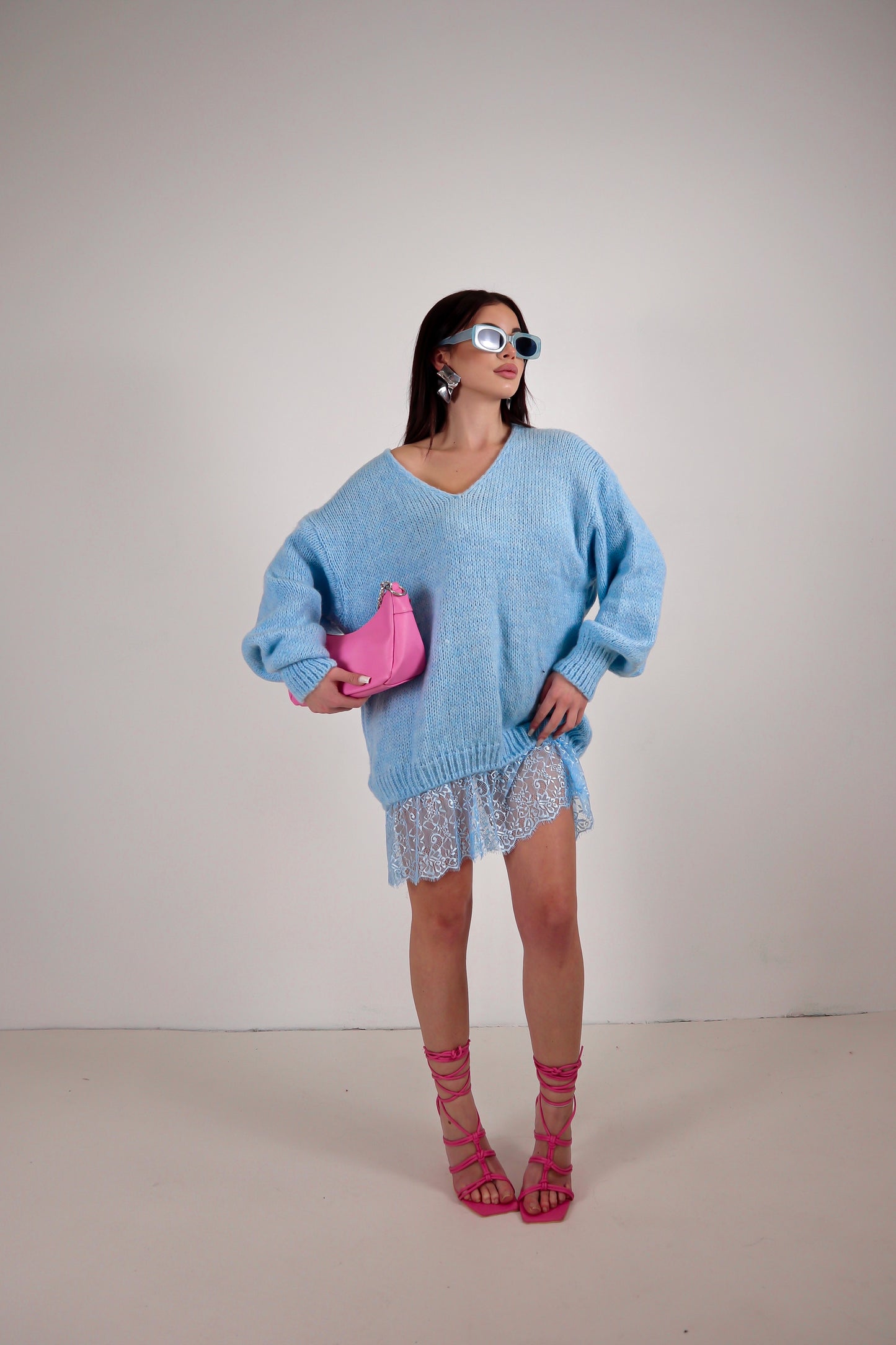 Maglione Polly - Azzurro