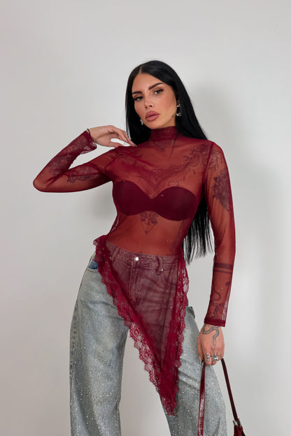 Maglia Alma - Bordeaux