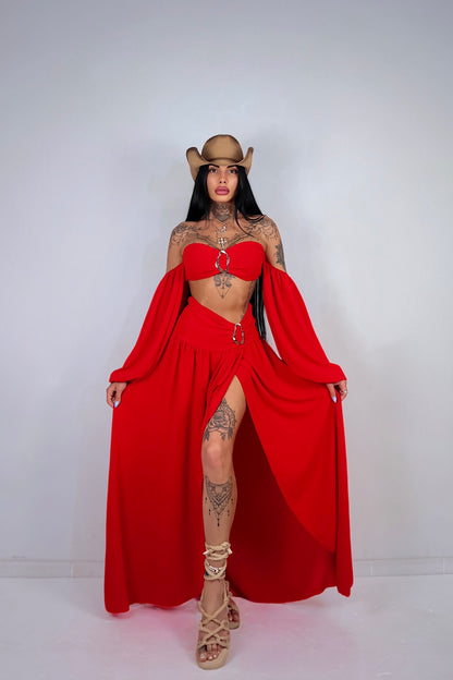 Completo Esmeralda - Rosso