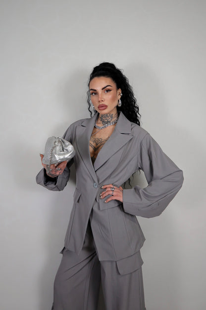 Tailleur Cargo - Grigio