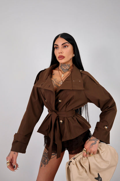 Trench Brooklyn - Marrone