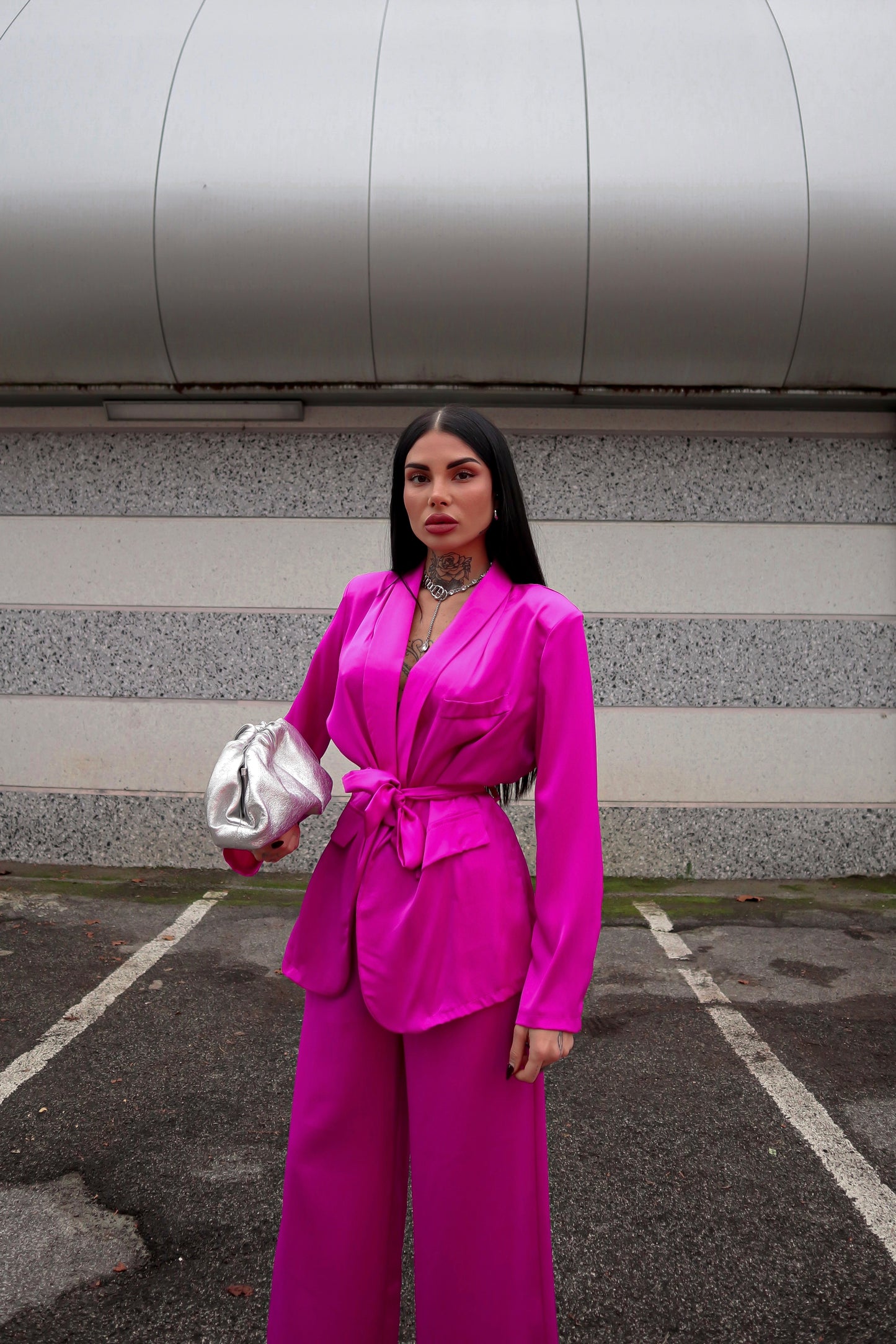 Tailleur Diva - Fuxia
