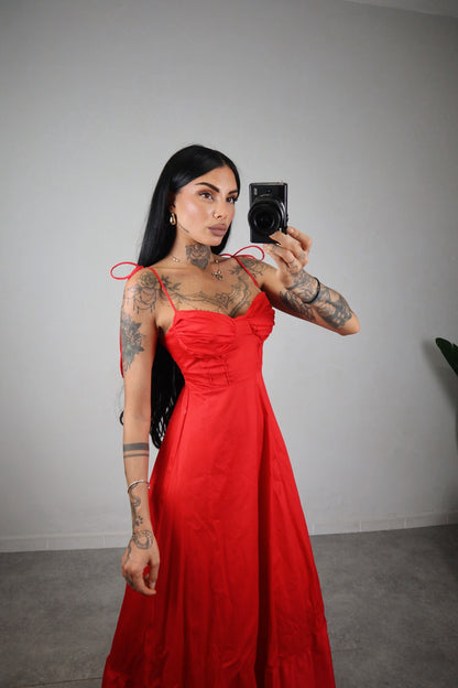 Abito Nadia - Rosso