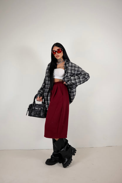Bermuda Tuta Baggy - Bordeaux