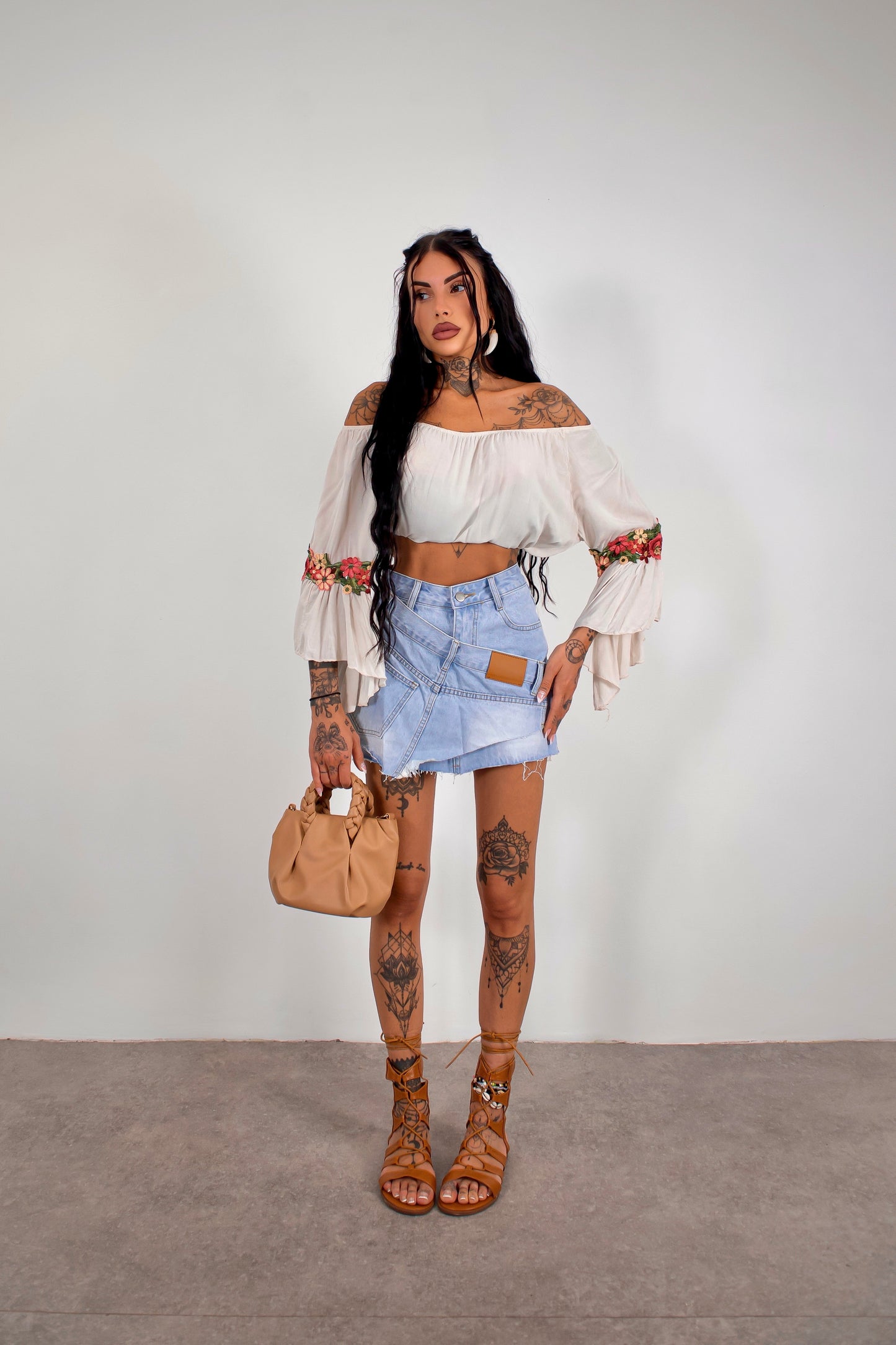 Blusa Violetta - Beige