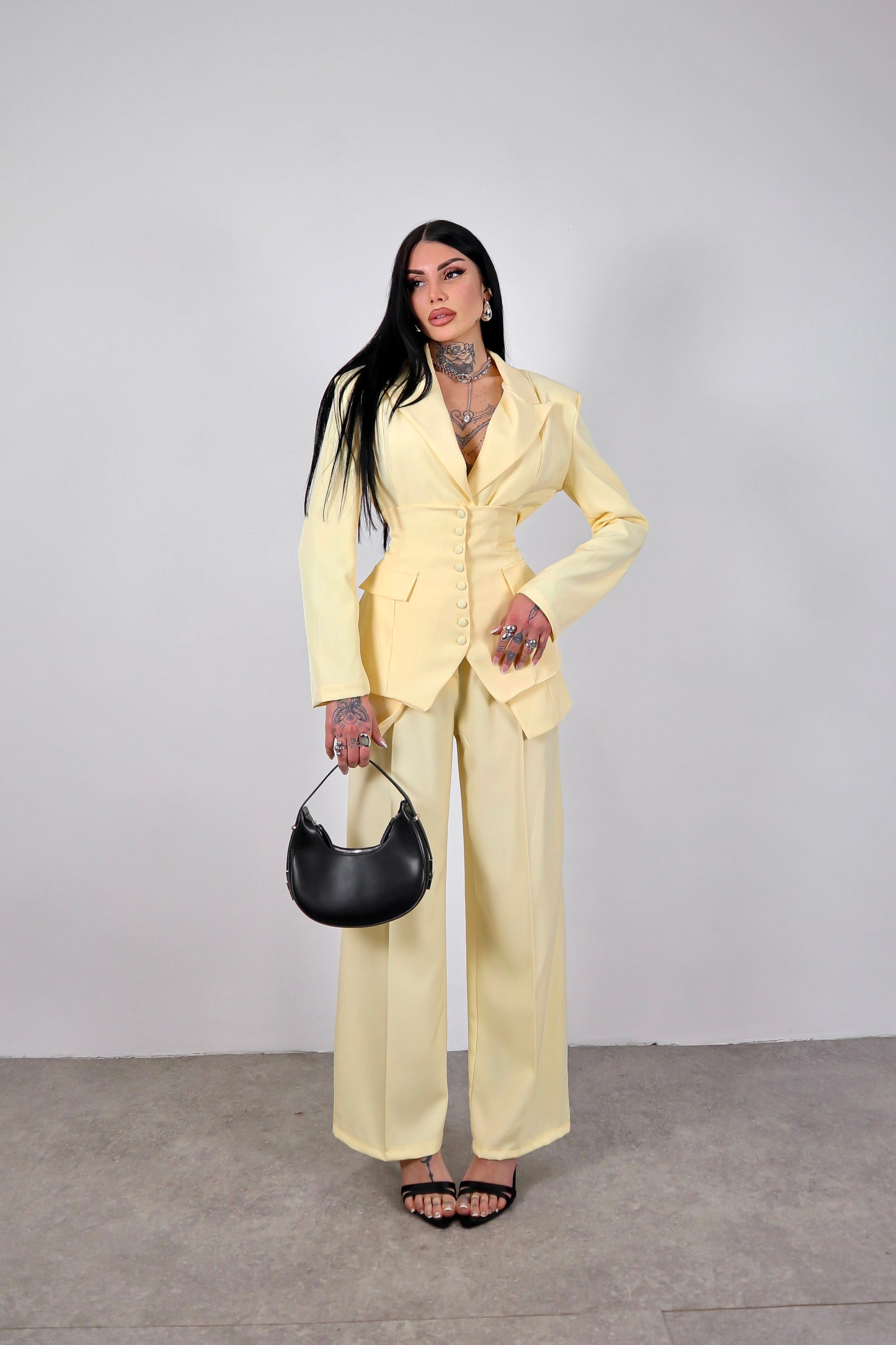 Tailleur Corsetto - Giallo pastello