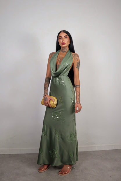 Abito Odette - Verde Militare