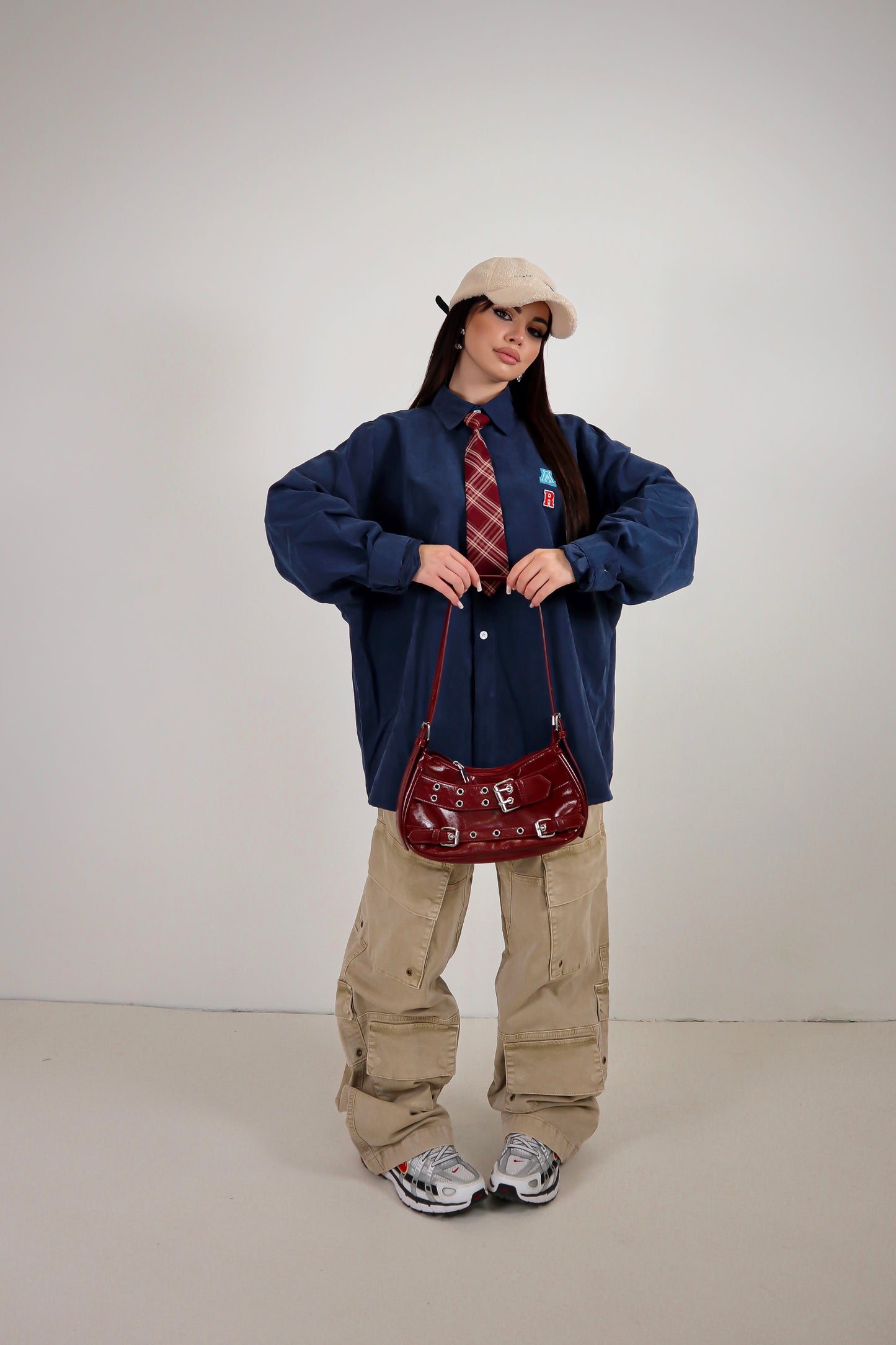 Camicia Scamosciata College - Blue