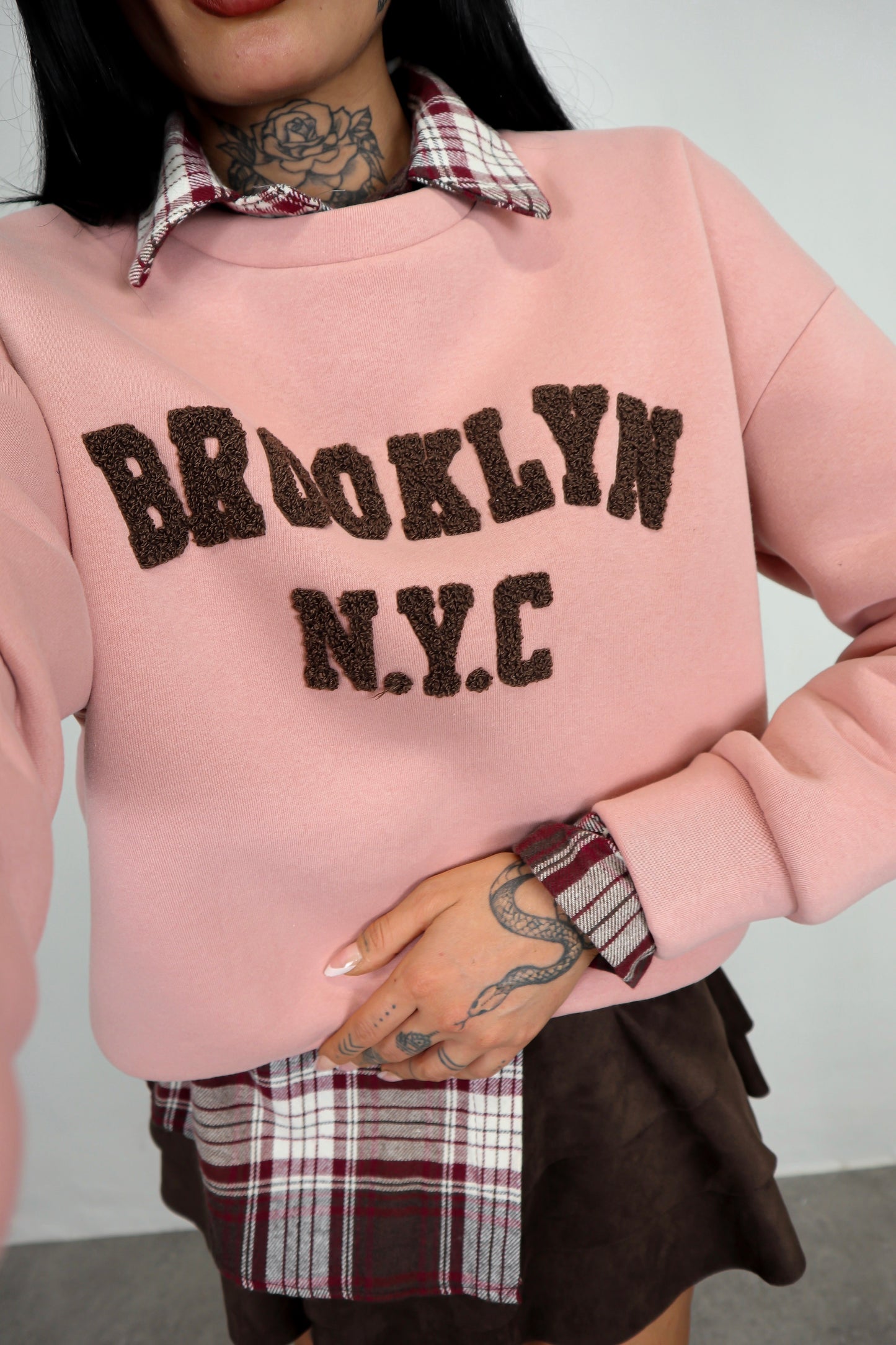 Felpa Brooklyn - Rosa
