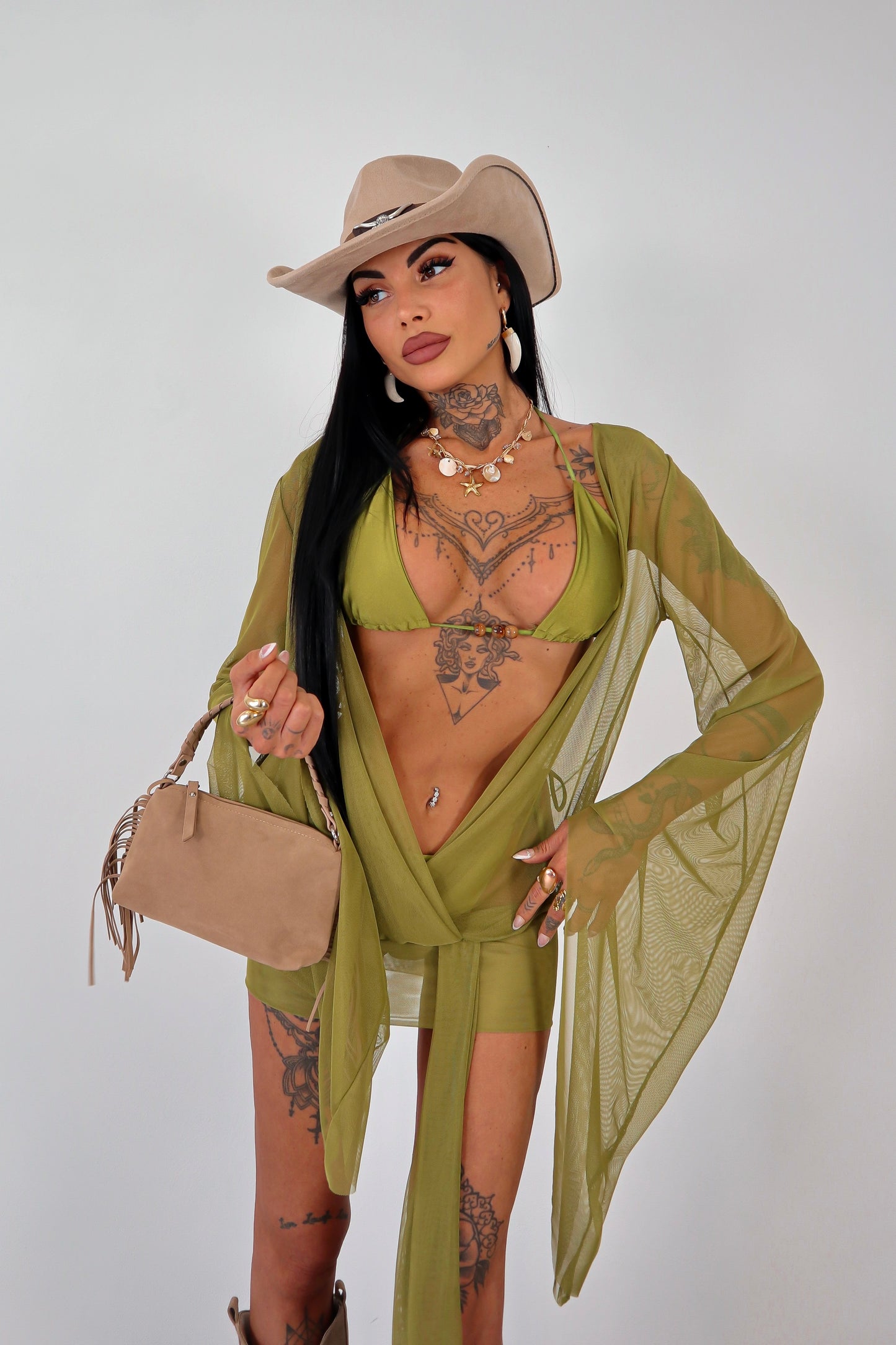 Set bikini Zen - Verde militare
