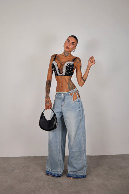 Jeans cut out Star