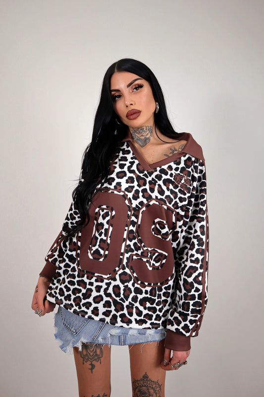 Maglia Football Leo - Marrone