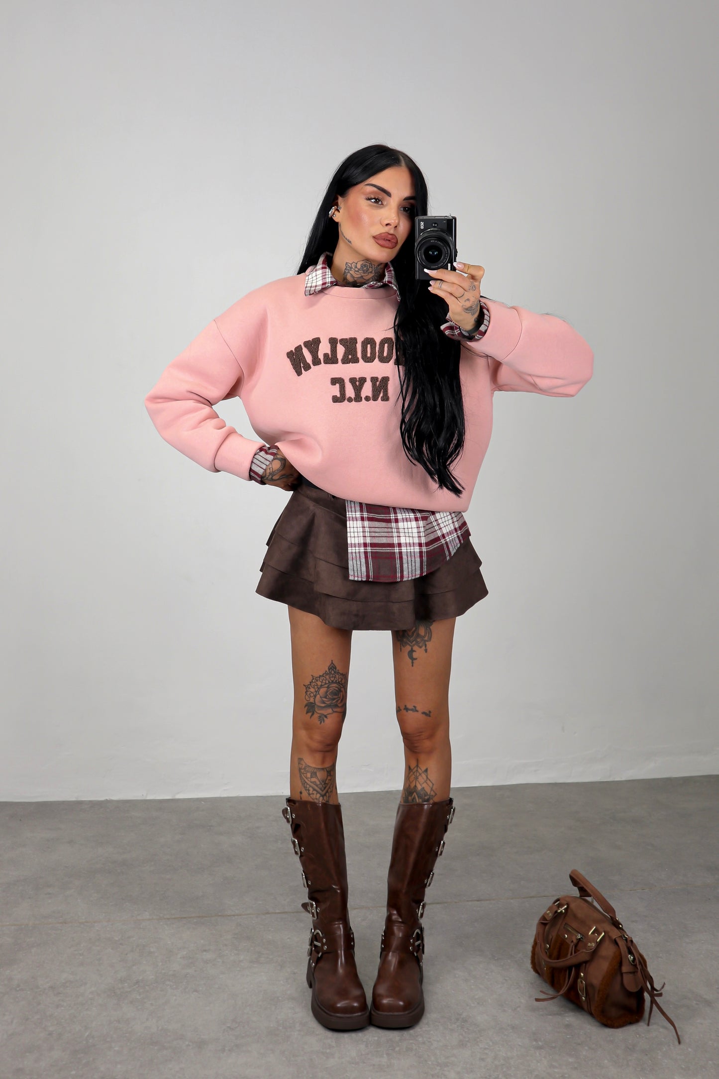 Felpa Brooklyn - Rosa