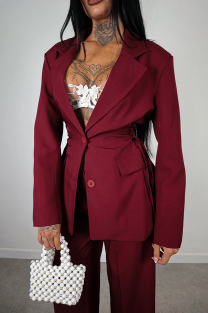 Tailleur Nadia - Bordeaux