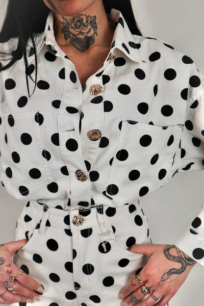 Completo denim pois Alma