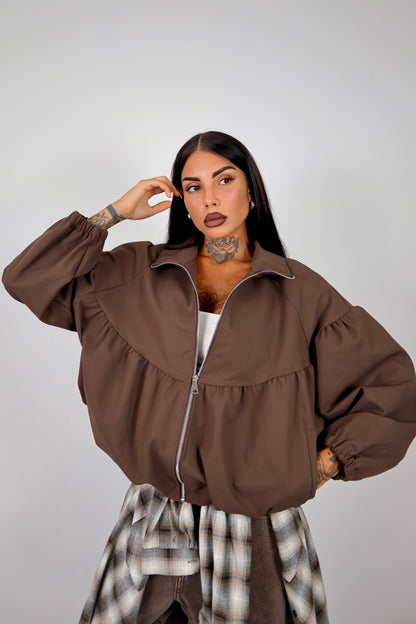Bomber Balloon Justine - Marrone