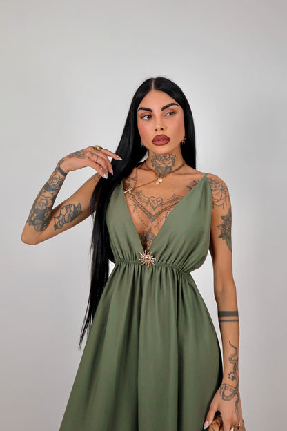 Tuta intera Sole - Verde militare
