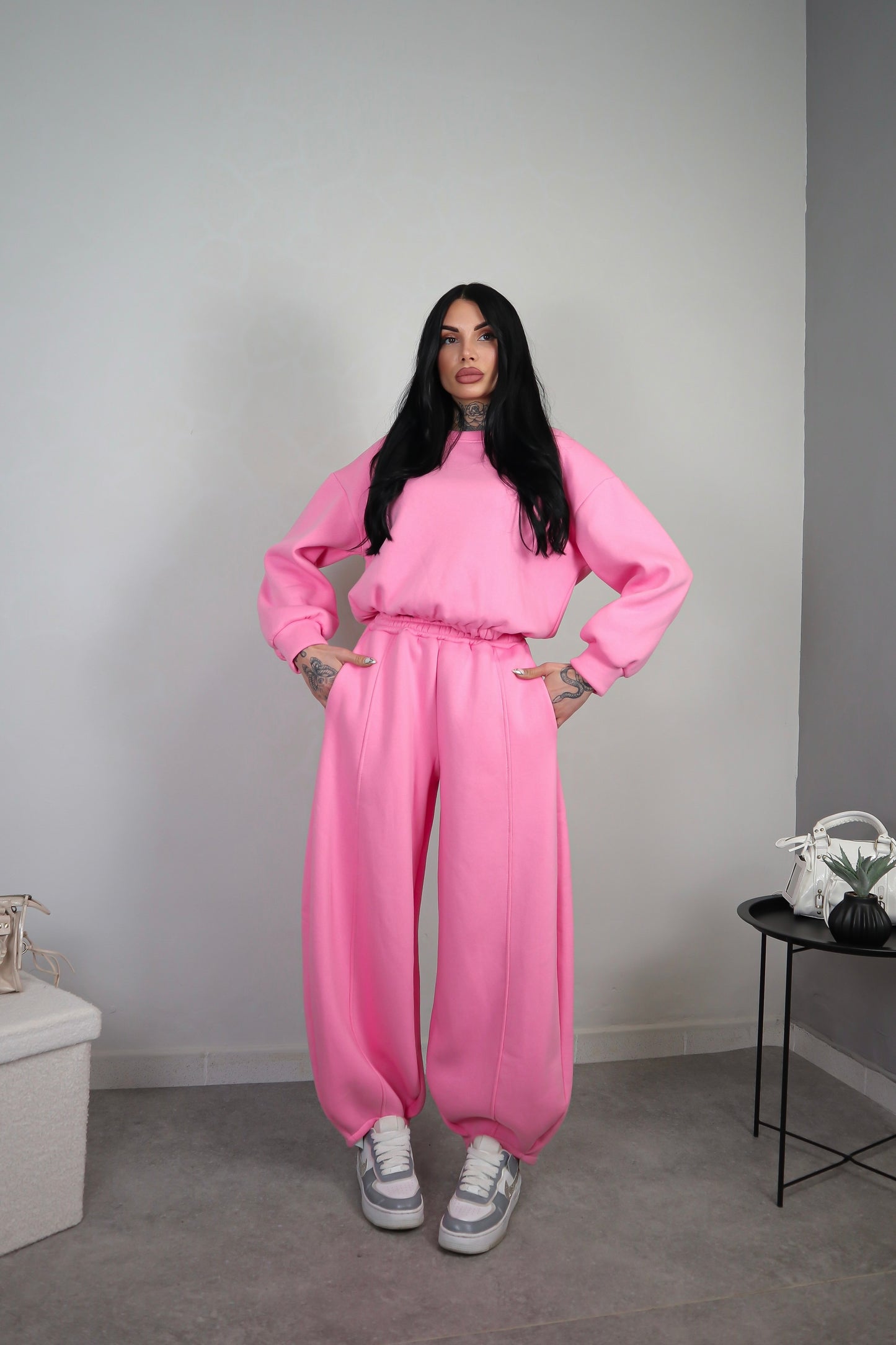 Completo Tuta Swag - Rosa