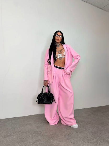 Tailleur Oversize Sugar - Rosa