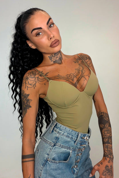 Body second SKIN - Verde militare