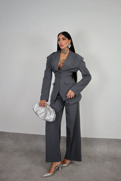 Tailleur Corsetto - Grigio
