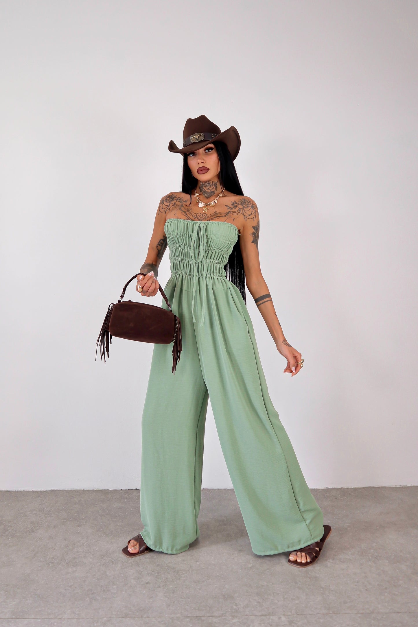 Tuta intera Alessia - Verde mela
