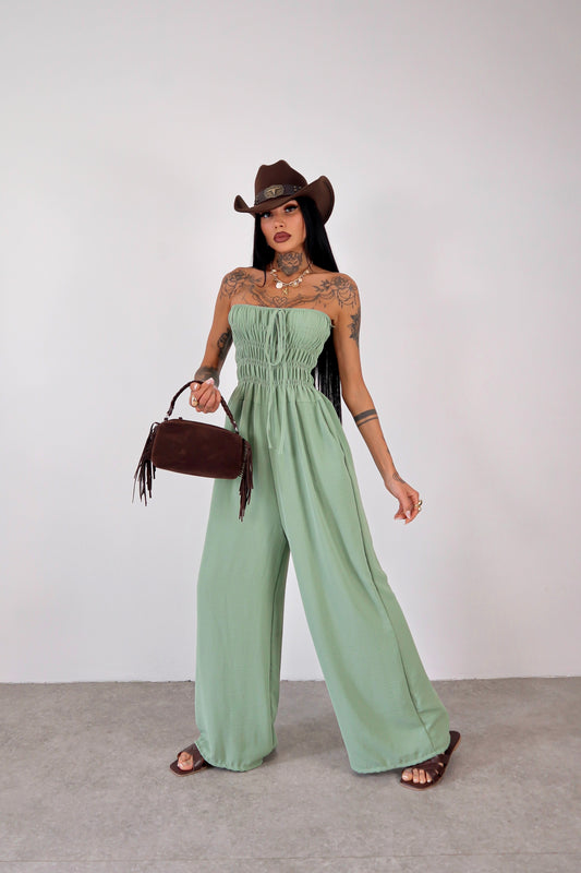 Tuta intera Alessia - Verde mela