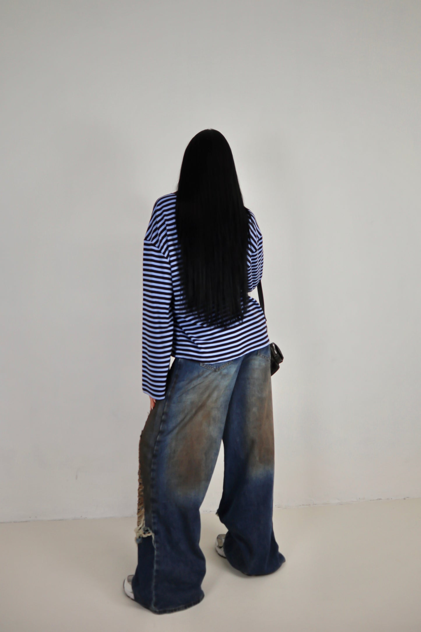 Maglia Lines - Azzurro/Marrone